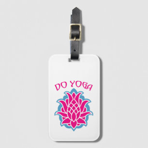 Do yoga luggage tag