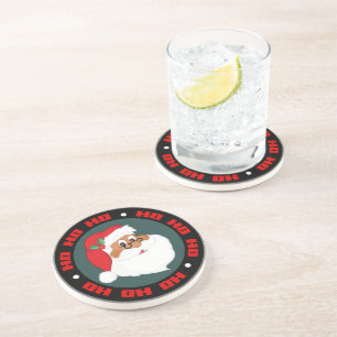 Do You Believe in Black Santa Claus? Coaster
