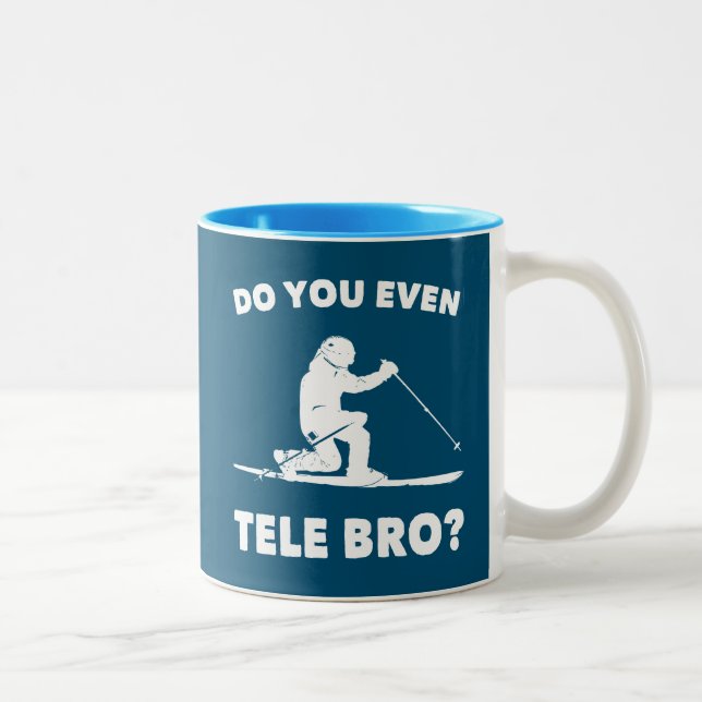 Do You Even Tele Bro? Two-Tone Coffee Mug (Right)