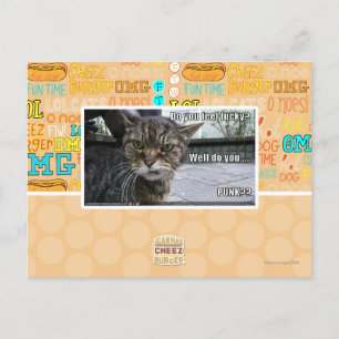 Do you feel lucky? postcard