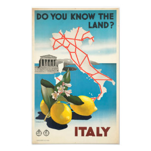 Do You Know The Land? Italy Photo Print
