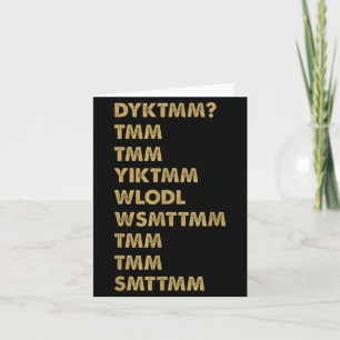 Do You Know The Muffin Man_ Dyktmm_ Funny Nostalgi Card