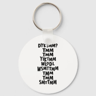 Do You Know The Muffin Man Dyktmm Nostalgia Funny Keychain