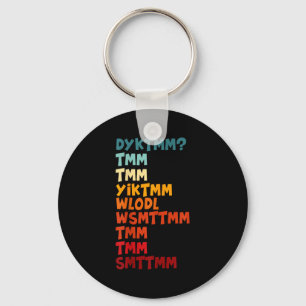 Do You Know The Muffin Man Dyktmm Nostalgia Funny Keychain