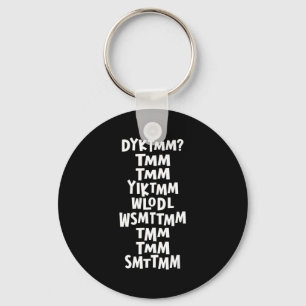 Do You Know The Muffin Man Dyktmm Nostalgia Funny  Keychain
