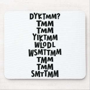 Do You Know The Muffin Man Dyktmm Nostalgia Funny  Mouse Pad
