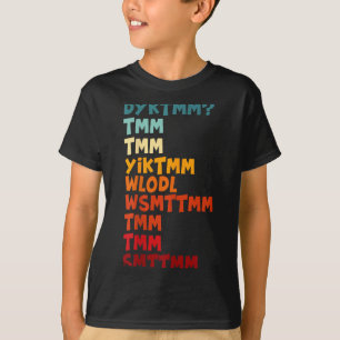 Do You Know The Muffin Man Dyktmm Nostalgia Funny T-Shirt