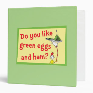 Do You Like Green Eggs and Ham? Binder