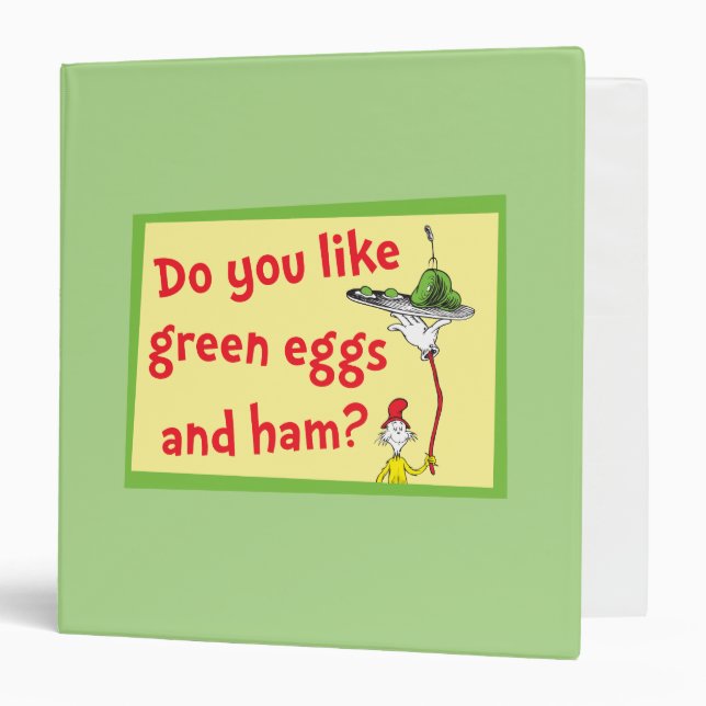 Do You Like Green Eggs and Ham? Binder (Front/Inside)