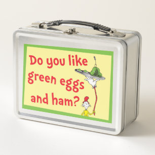 Do You Like Green Eggs and Ham? Metal Lunch Box