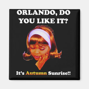 Do You Like It Orlando? It's Autumn Sunrise Magnet