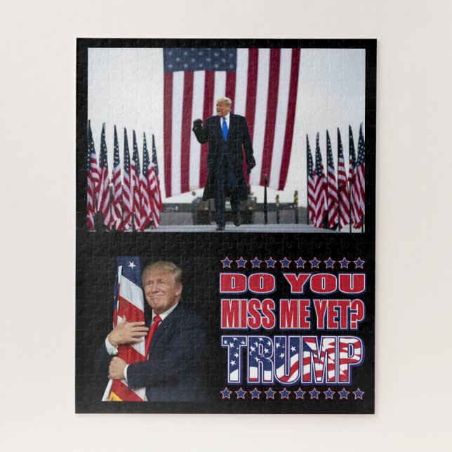 Do You Miss Me Yet Trump Jigsaw Puzzle (Vertical)