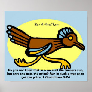 Do you not know that in a race all the runners run poster