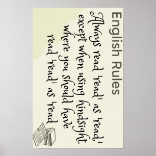 Do you read it as read or read poster