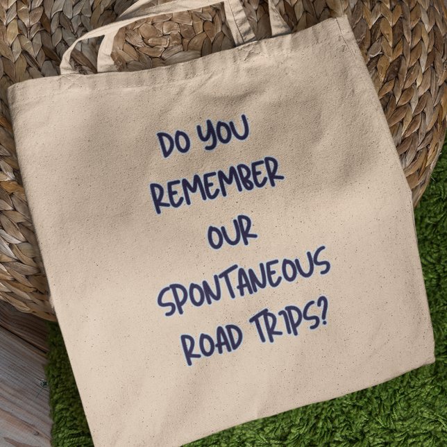Do you Remember Retro Nostalgia Cool Gift Tote Bag ( Get your tote now and embrace the road less travelled)
