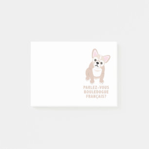 Do You Speak French Bulldog Cute Post-it Notes