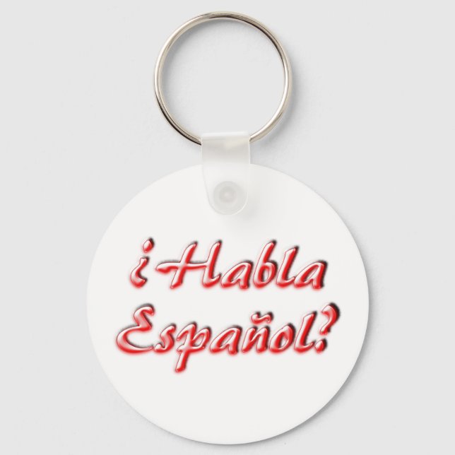 Do You Speak? Keychain (Front)