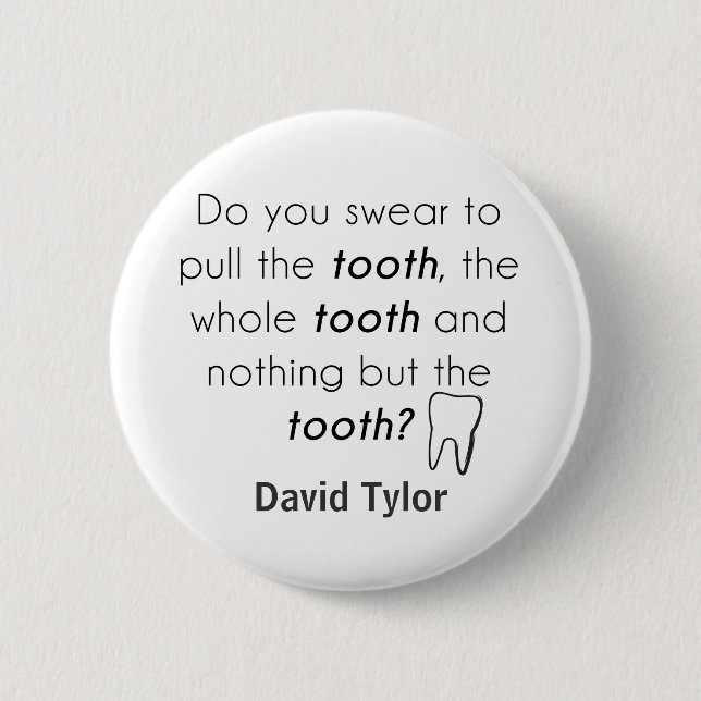 Do you swear? 2 inch round button (Front)