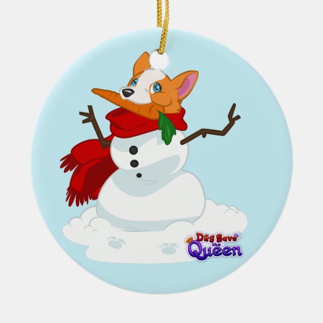 Do You Wanna Build a...Corgi?- Ornament (Front)