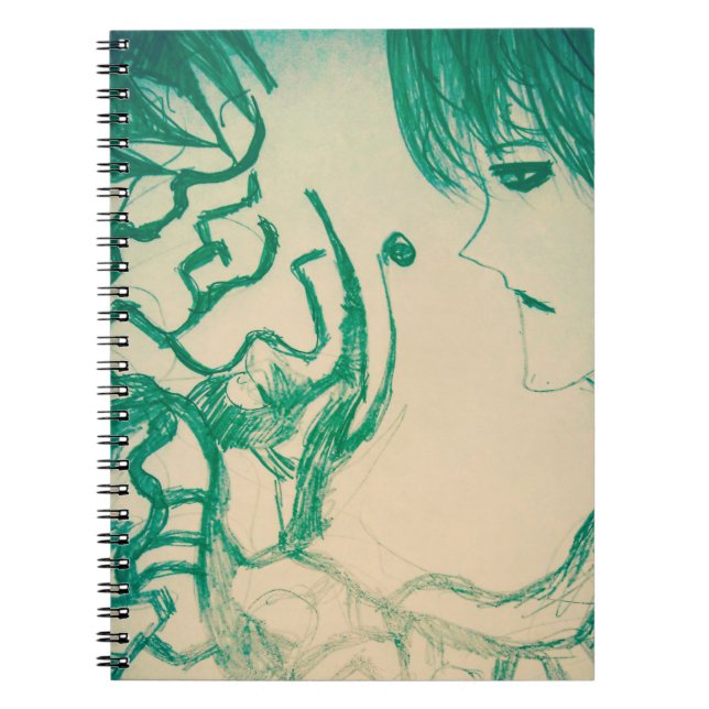 do you want being persuaded by green monster notebook (Front)