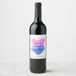 Do you want to be my godfather? wine label