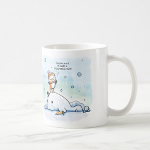 Do You Want to Build a Snowmanatee - Penguin - Mug