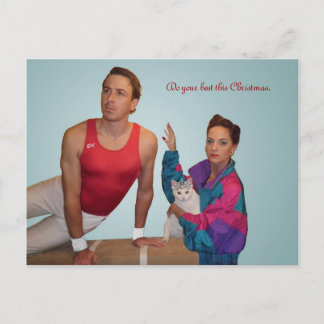 Do your best this Christmas. Holiday Postcard