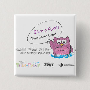 Do Your Part to Find a Cure! 2 Inch Square Button