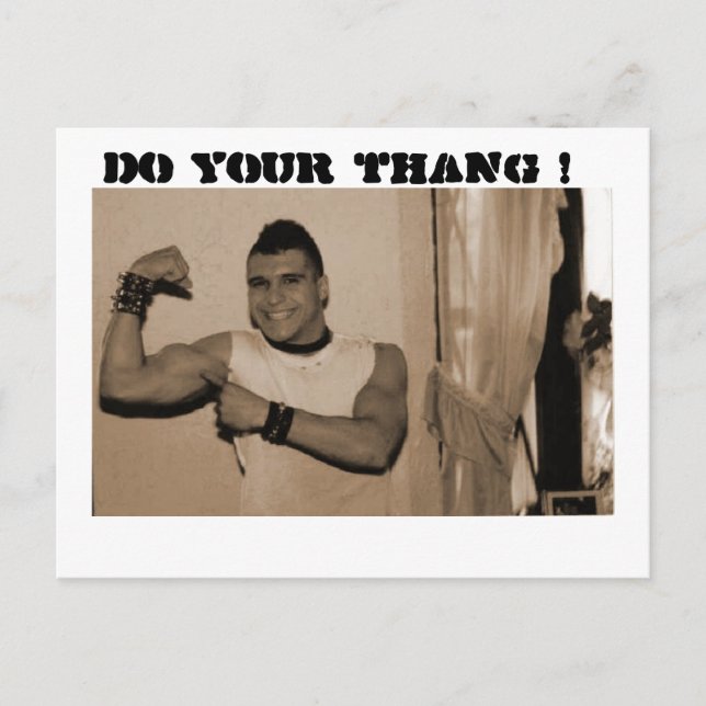 Do your thang! postcard (Front)