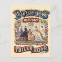 Dobbins' medicated toilet soap Vintage Poster 1869