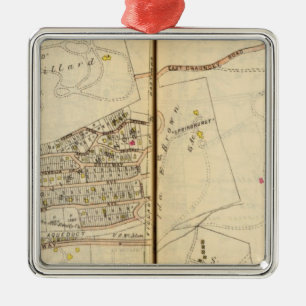 Dobbs Ferry, New York Metal Ornament
