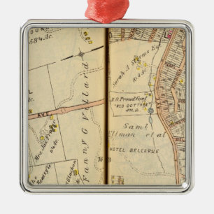 Dobbs Ferry, New York Metal Ornament