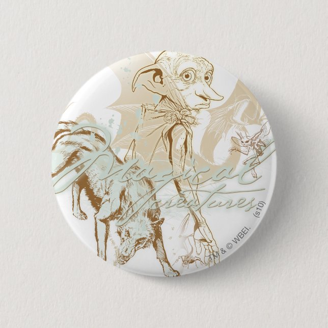 Dobby 2 Inch Round Button (Front)