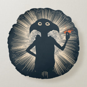 Dobby Casting Magic Round Pillow