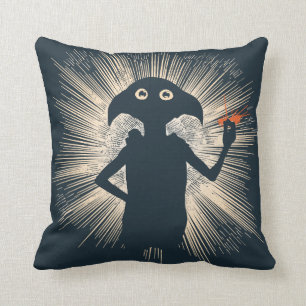 Dobby Casting Magic Throw Pillow