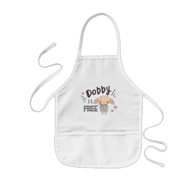 Dobby Is Free Kids Apron (Front)