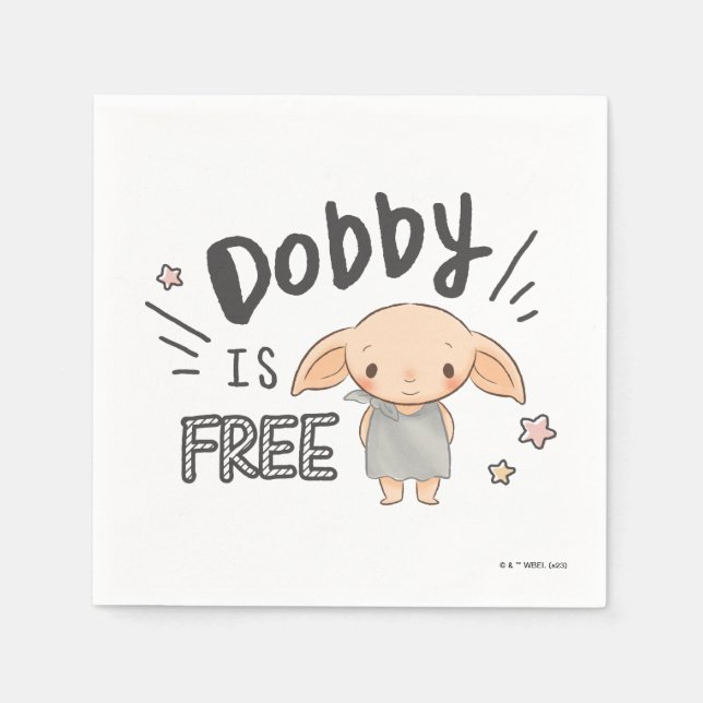 Dobby Is Free Napkin (Front)