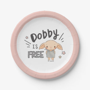 Dobby Is Free Paper Plate