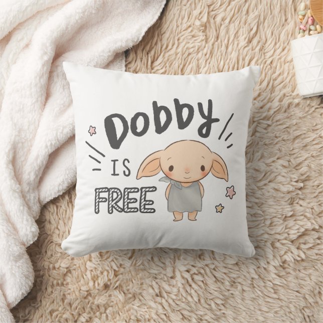 Dobby Is Free Throw Pillow (Blanket)