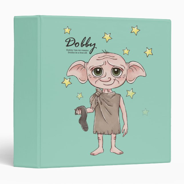 Dobby Watercolor Character Art Binder (Front/Spine)