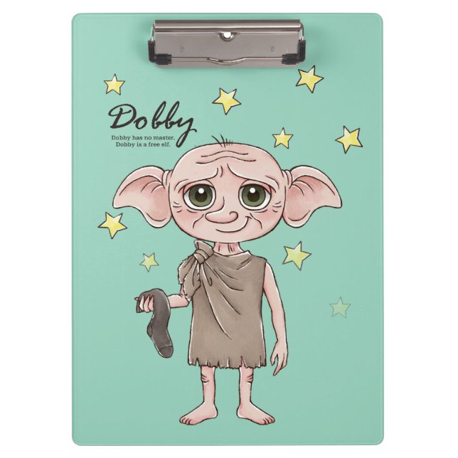 Dobby Watercolor Character Art Clipboard (Front)