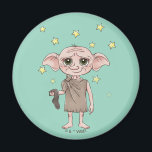 Dobby Watercolor Character Art Magnet<br><div class="desc">Celebrate one of the wizarding world’s most beloved characters with this adorable Dobby illustration. Featuring the loyal house-elf holding his iconic sock, this charming artwork captures Dobby’s big-hearted spirit, wide-eyed innocence, and unforgettable bravery. Rendered in a soft, storybook-inspired style with warm, gentle details, the design highlights Dobby’s expressive eyes and...</div>