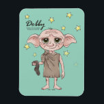 Dobby Watercolor Character Art Magnet<br><div class="desc">Celebrate one of the wizarding world’s most beloved characters with this adorable Dobby illustration. Featuring the loyal house-elf holding his iconic sock, this charming artwork captures Dobby’s big-hearted spirit, wide-eyed innocence, and unforgettable bravery. Rendered in a soft, storybook-inspired style with warm, gentle details, the design highlights Dobby’s expressive eyes and...</div>