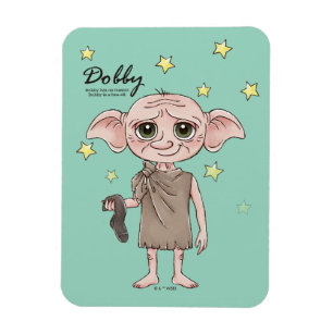Dobby Watercolor Character Art Magnet