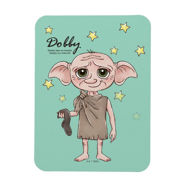Dobby Watercolor Character Art Magnet (Vertical)