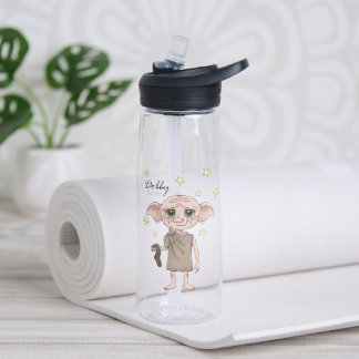 Dobby Watercolor Character Art Water Bottle