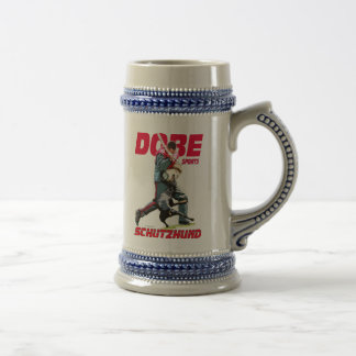 Dobe Sports Schutzhund design Beer Stein
