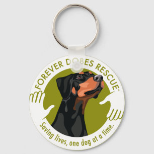 dobe-uncropped-ear-logo-8-29-11 keychain