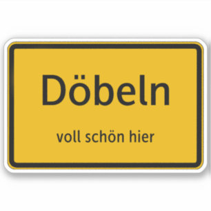 Döbeln Sticker sticker autosticker