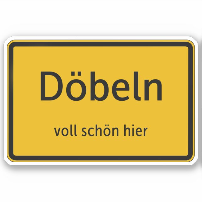 Döbeln stickers decals car stickers (Front)